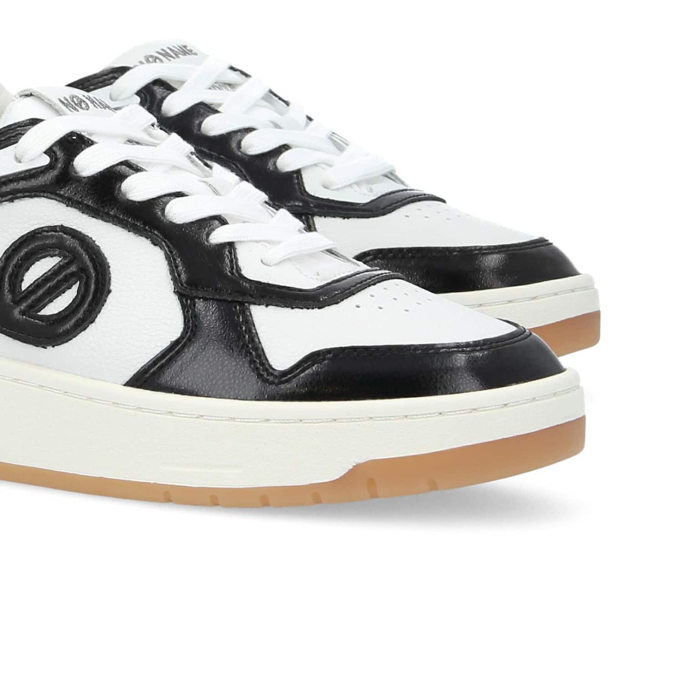 KELLY SNEAKER - GRAIN/METALLIC - WHITE/BLACK